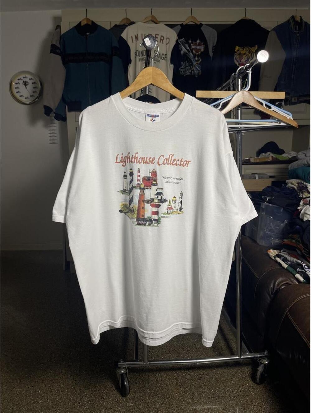 90s Lighthouse Collector Shirt men's XXL